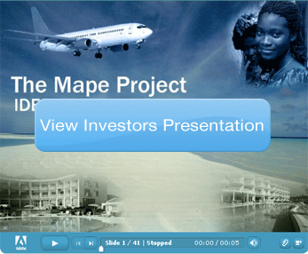The Mape Project Investors Presentation